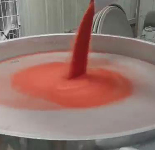 圆形摇摆筛用于番茄粉试机筛分视频