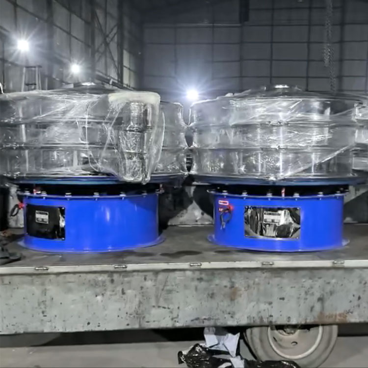 客户回购的2台1500型淀粉旋振筛发货
